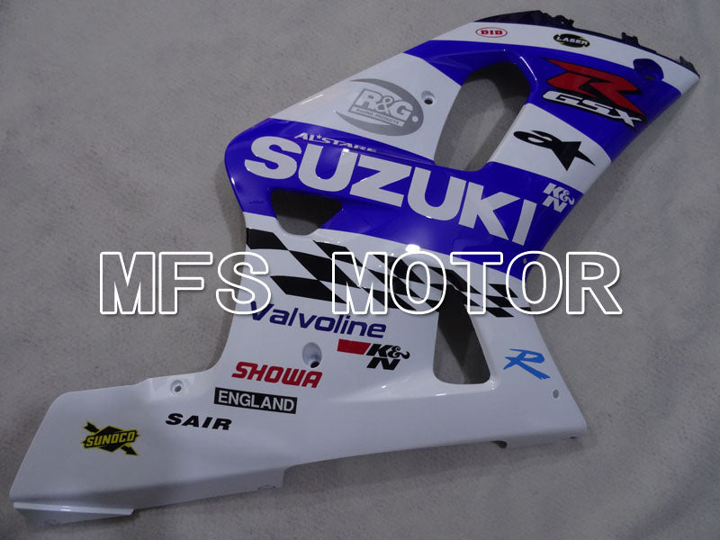 Suzuki GSXR600 2001-2003 Injection ABS Fairing - MOTUL - White Blue - MFS2147 - Fairings Kit