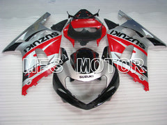 Suzuki GSXR600 2001-2003 Injection ABS Fairing - Factory Style - Black Red Silver - MFS2151 - Fairings Kit