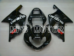 Suzuki GSXR750 2000-2003 Injection ABS Fairing - Factory Style - Black- MFS6961 - Fairings Kit