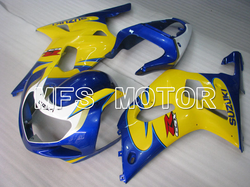 Suzuki GSXR750 2000-2003 Injection ABS Fairing - Factory Style - Yellow Blue - MFS6977 - Fairings Kit