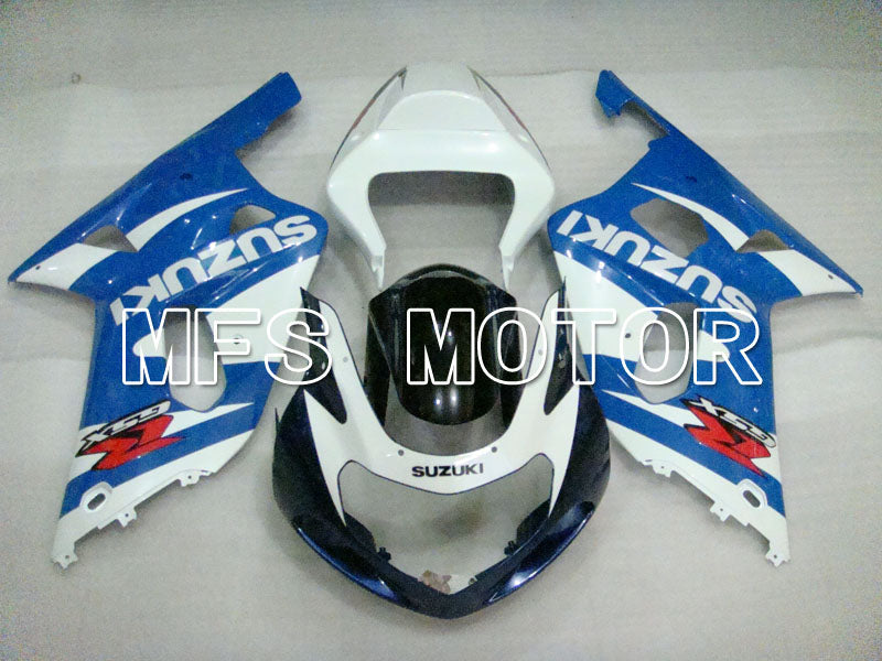 Suzuki GSXR600 2001-2003 Injection ABS Fairing - Factory Style - White Blue - MFS2171 - Fairings Kit