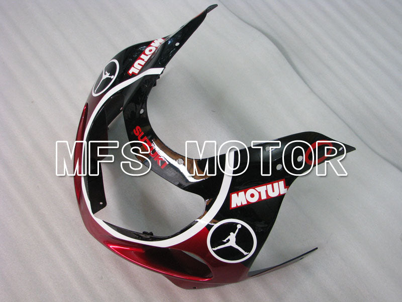 Suzuki GSXR600 2001-2003 Injection ABS Fairing - Jordan - Black Red - MFS2186 - Fairings Kit