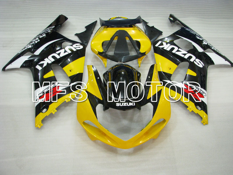 Suzuki GSXR600 2001-2003 Injection ABS Fairing - Factory Style - Black Yellow - MFS2188 - Fairings Kit