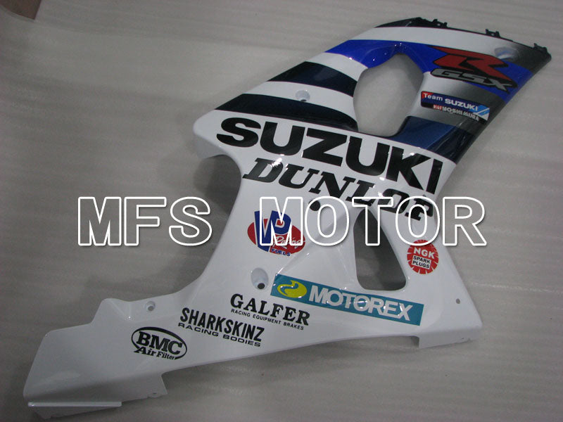 Suzuki GSXR750 2000-2003 Injection ABS Fairing - DUNLOP - White Blue - MFS6996 - Fairings Kit