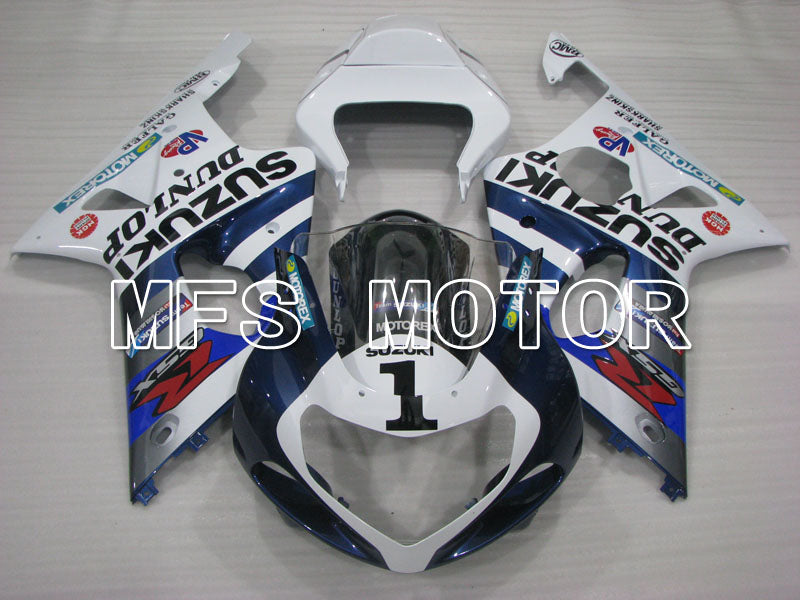 Suzuki GSXR750 2000-2003 Injection ABS Fairing - DUNLOP - White Blue - MFS6996 - Fairings Kit
