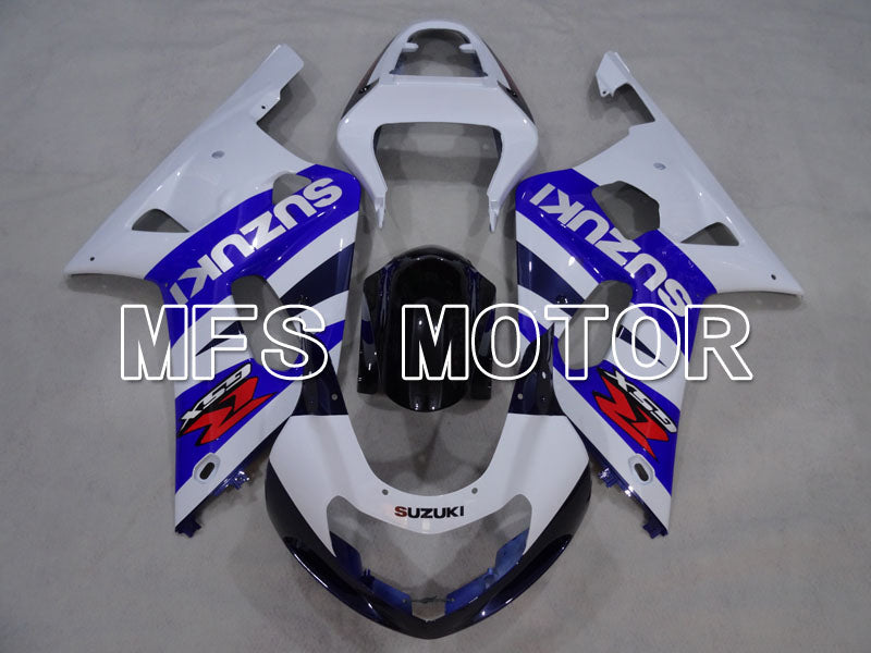 Suzuki GSXR600 2001-2003 Injection ABS Fairing - Factory Style - White Blue - MFS2207 - Fairings Kit