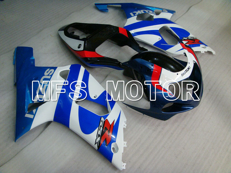 Suzuki GSXR750 2000-2003 Injection ABS Fairing - Factory Style - White Blue - MFS7004 - Fairings Kit