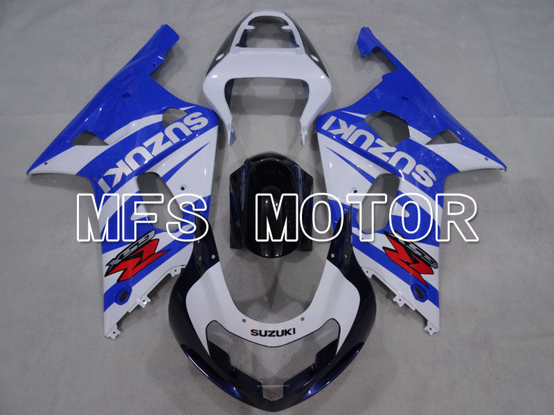 Suzuki GSXR600 2001-2003 Injection ABS Fairing - Factory Style - Black Wihte Blue - MFS2212 - Fairings Kit