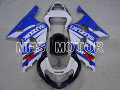 Suzuki GSXR750 2000-2003 Injection ABS Fairing - Factory Style - Black Wihte Blue - MFS7007 - Fairings Kit