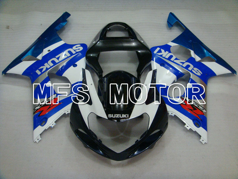 Suzuki GSXR750 2000-2003 Injection ABS Fairing - Factory Style - Black Wihte Blue - MFS7011 - Fairings Kit