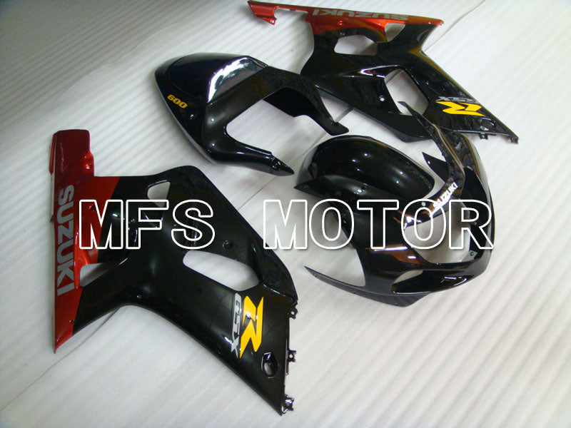 Suzuki GSXR600 2001-2003 Injection ABS Fairing - Factory Style - Black Red - MFS2224 - Fairings Kit