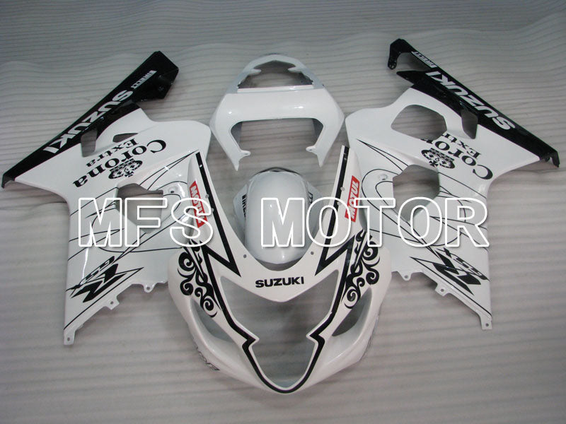 Suzuki GSXR600 GSXR750 2004-2005 Injection ABS Fairing - Corona - Black White - MFS2229 - Fairings Kit
