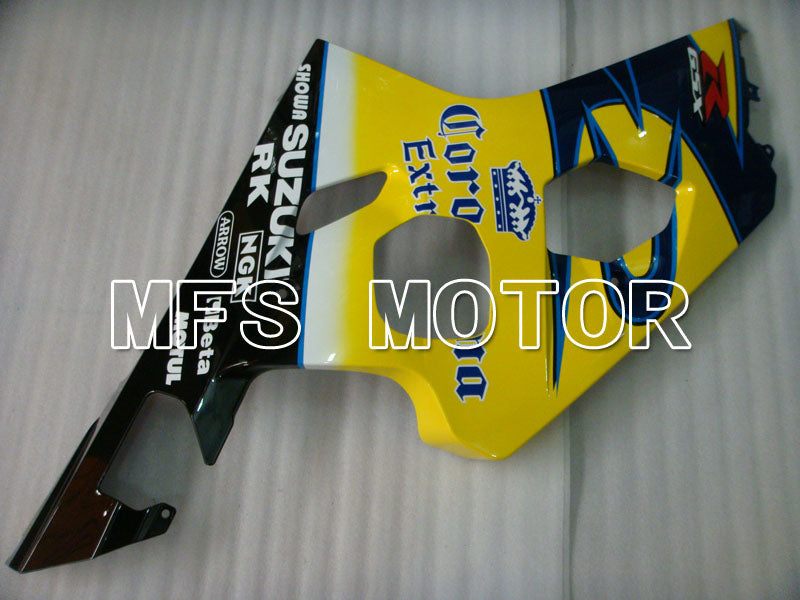 Suzuki GSXR600 GSXR750 2004-2005 Injection ABS Fairing - Corona - Black Blue Yellow - MFS2230 - Fairings Kit