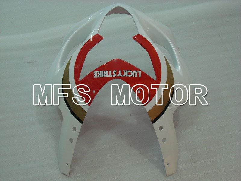 Suzuki GSXR600 GSXR750 2004-2005 Injection ABS Fairing - Luky Strike - White Red - MFS2243 - Fairings Kit