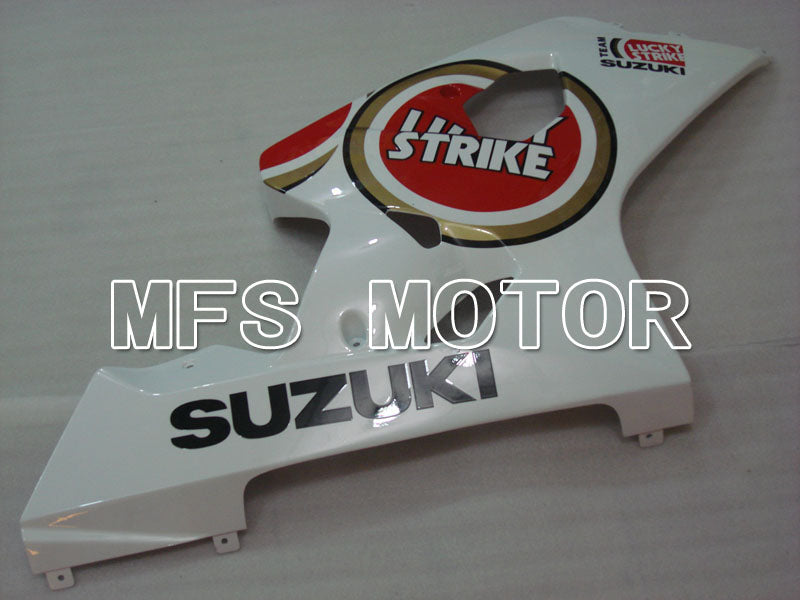 Suzuki GSXR600 GSXR750 2004-2005 Injection ABS Fairing - Luky Strike - White Red - MFS2243 - Fairings Kit