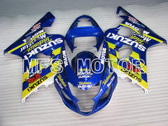 Suzuki GSXR600 GSXR750 2004-2005 Injection ABS Fairing - Movistar - Blue Yellow - MFS2248 - Fairings Kit