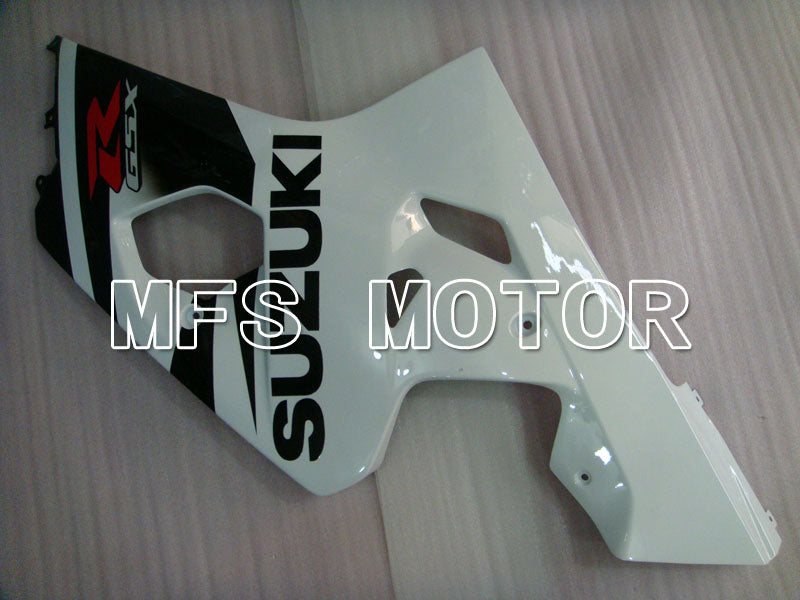 Suzuki GSXR600 GSXR750 2004-2005 Injection ABS Fairing - Factory Style - Black White - MFS2265 - Fairings Kit