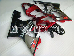 Suzuki GSXR600 GSXR750 2004-2005 Injection ABS Fairing - Factory Style - Black Red - MFS2274 - Fairings Kit