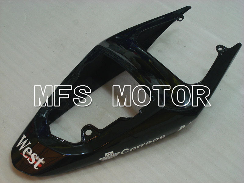 Suzuki GSXR600 GSXR750 2004-2005 Injection ABS Fairing - West - Black White - MFS2284 - Fairings Kit