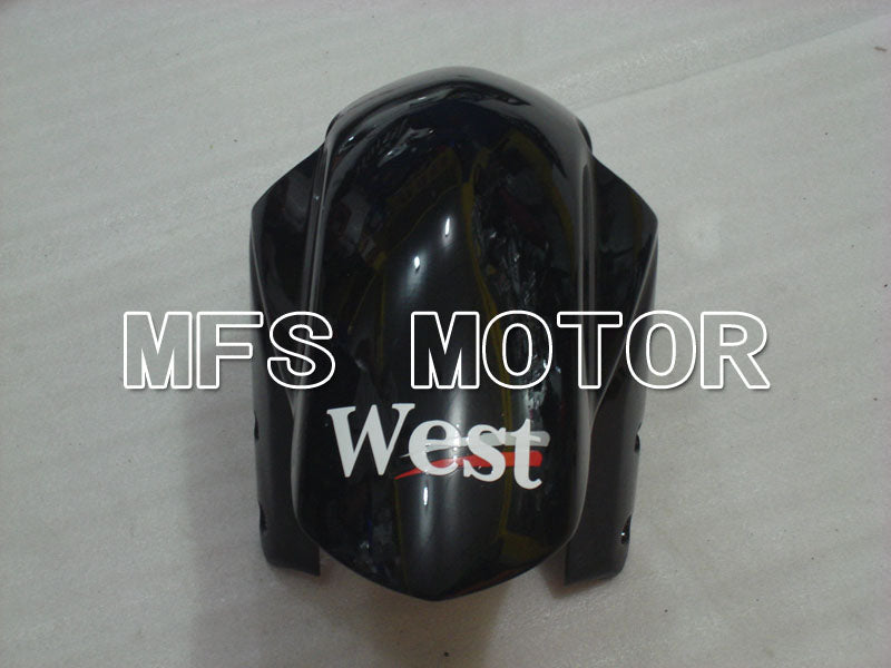 Suzuki GSXR600 GSXR750 2004-2005 Injection ABS Fairing - West - Black White - MFS2284 - Fairings Kit