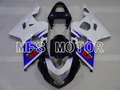 Suzuki GSXR600 GSXR750 2004-2005 Injection ABS Fairing - Factory Style - Blue White - MFS2287 - Fairings Kit