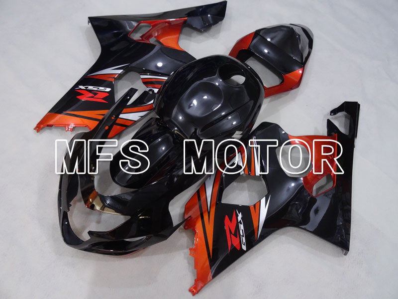 Suzuki GSXR600 GSXR750 2004-2005 Injection ABS Fairing - Factory Style - Black Orange - MFS2288 - Fairings Kit