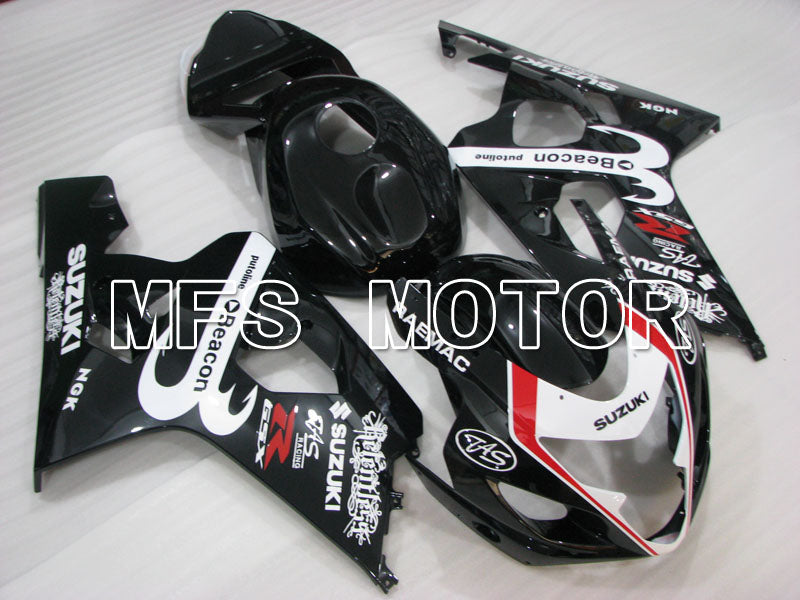 Suzuki GSXR600 GSXR750 2004-2005 Injection ABS Fairing - Beacon - Black White - MFS2301 - Fairings Kit