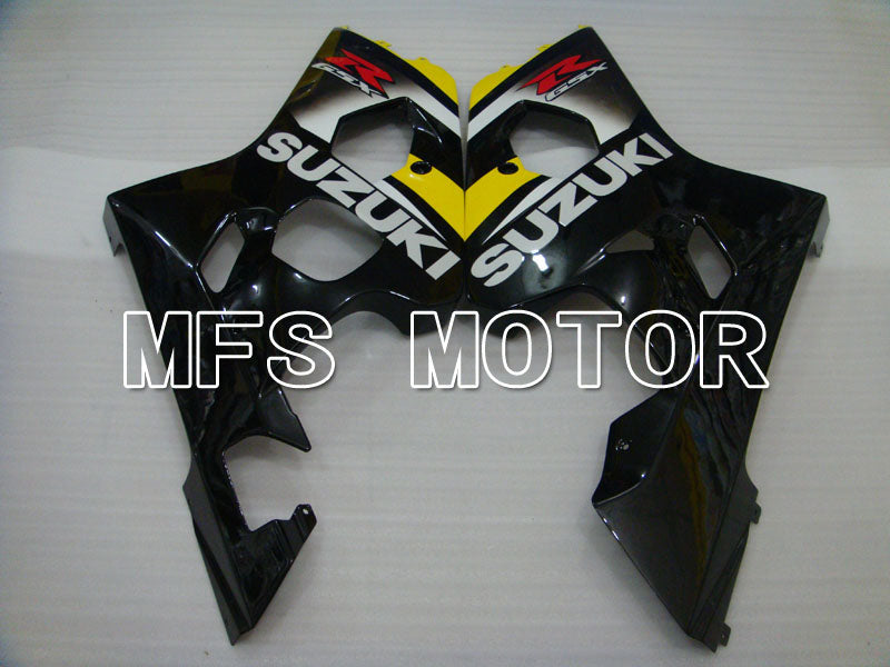 Suzuki GSXR600 GSXR750 2004-2005 Injection ABS Fairing - Factory Style - Black Yellow - MFS2315 - Fairings Kit