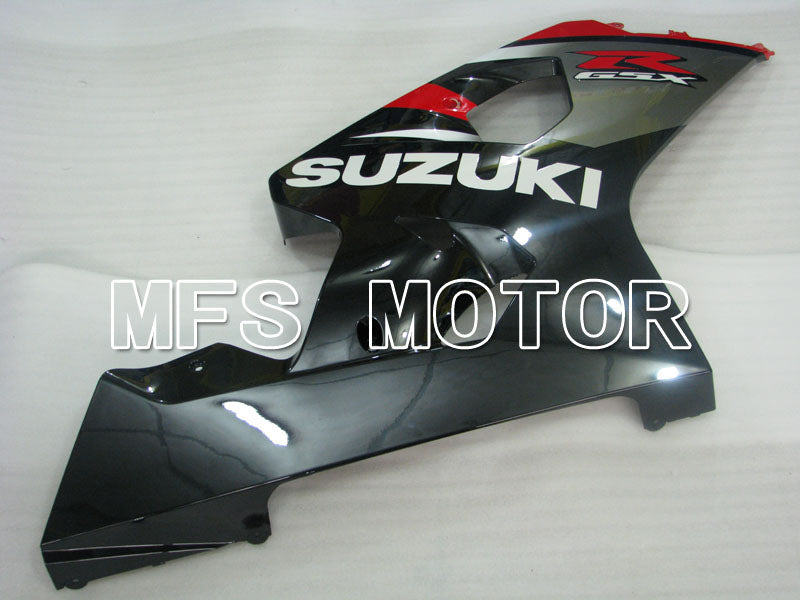 Suzuki GSXR600 GSXR750 2004-2005 Injection ABS Fairing - Factory Style - Black Red - MFS2316 - Fairings Kit