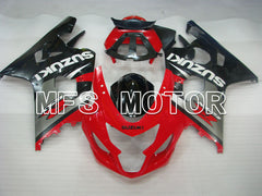 Suzuki GSXR600 GSXR750 2004-2005 Injection ABS Fairing - Factory Style - Black Red - MFS2316 - Fairings Kit