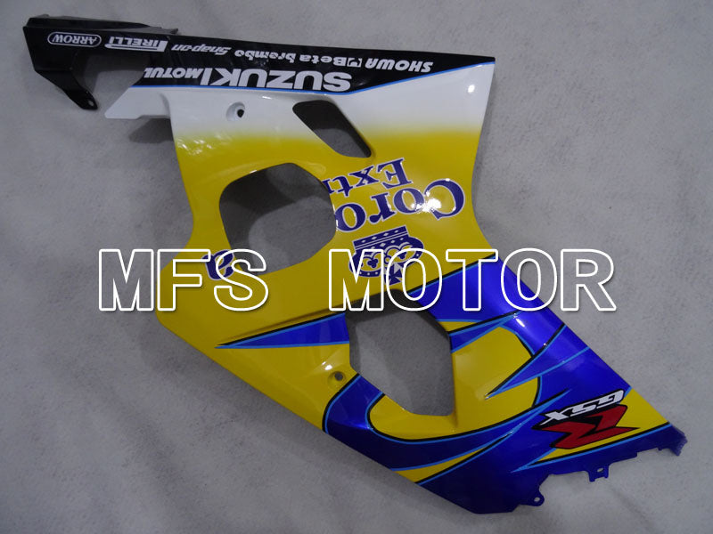 Suzuki GSXR600 GSXR750 2004-2005 Injection ABS Fairing - Corona - Blue Yellow - MFS2318 - Fairings Kit