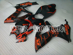 Suzuki GSXR600 GSXR750 2006-2007 Injection ABS Fairing - Corona - Black Matte - MFS2323 - Fairings Kit