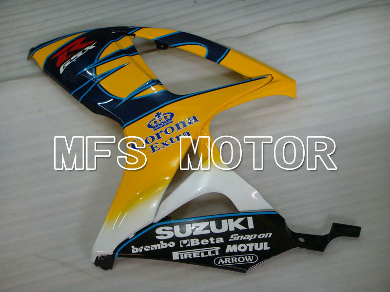 Suzuki GSXR600 GSXR750 2006-2007 Injection ABS Fairing - Corona - Blue Yellow - MFS2324 - Fairings Kit