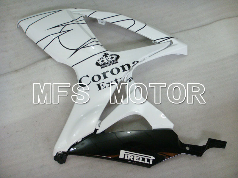 Suzuki GSXR600 GSXR750 2006-2007 Injection ABS Fairing - Corona - Black White - MFS2325 - Fairings Kit
