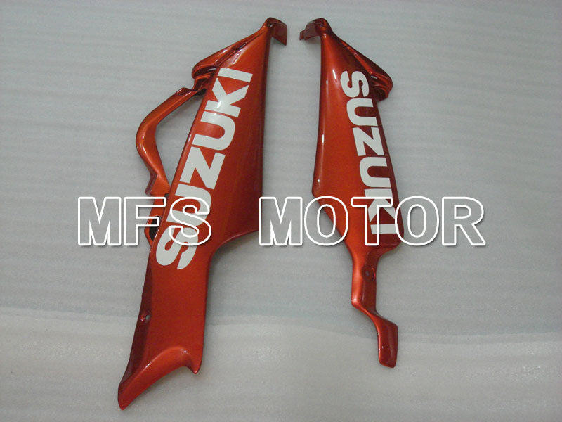 Suzuki GSXR600 GSXR750 2006-2007 Injection ABS Fairing - Flame - Black Orange - MFS2335 - Fairings Kit