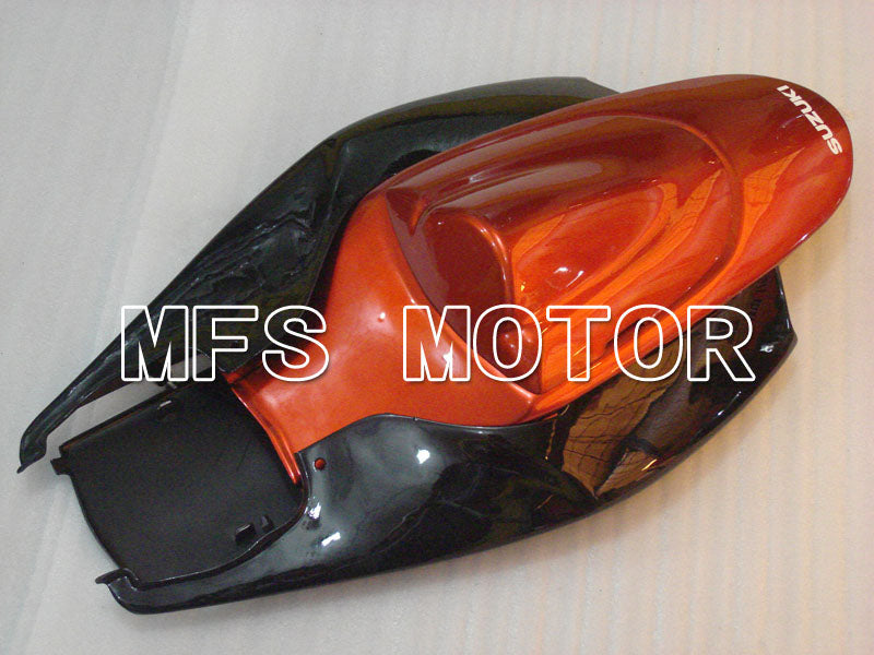 Suzuki GSXR600 GSXR750 2006-2007 Injection ABS Fairing - Flame - Black Orange - MFS2335 - Fairings Kit