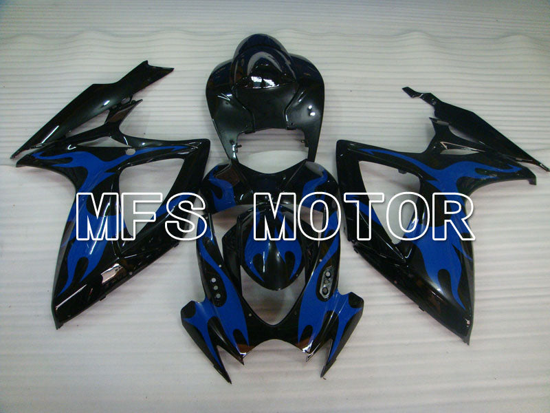Suzuki GSXR600 GSXR750 2006-2007 Injection ABS Fairing - Factory Style - Black Blue - MFS2336 - Fairings Kit