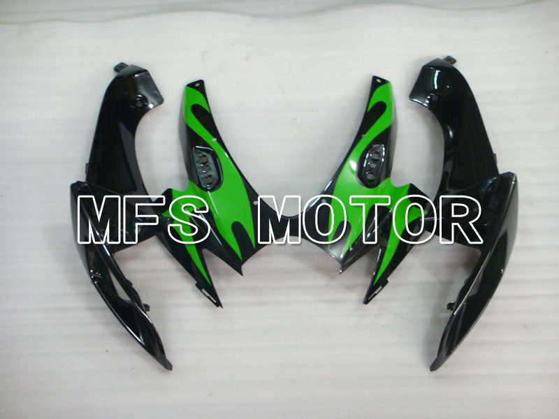 Suzuki GSXR600 GSXR750 2006-2007 Injection ABS Fairing - Factory Style - Black Green - MFS2337 - Fairings Kit