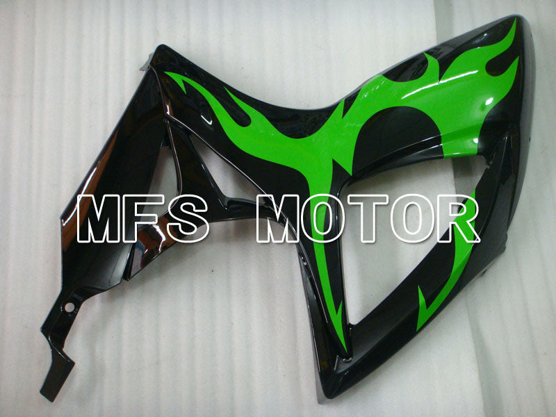 Suzuki GSXR600 GSXR750 2006-2007 Injection ABS Fairing - Factory Style - Black Green - MFS2337 - Fairings Kit