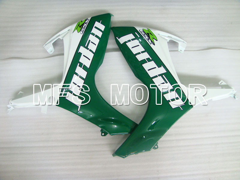 Suzuki GSXR600 GSXR750 2006-2007 Injection ABS Fairing - Jordan - Green White - MFS2344 - Fairings Kit