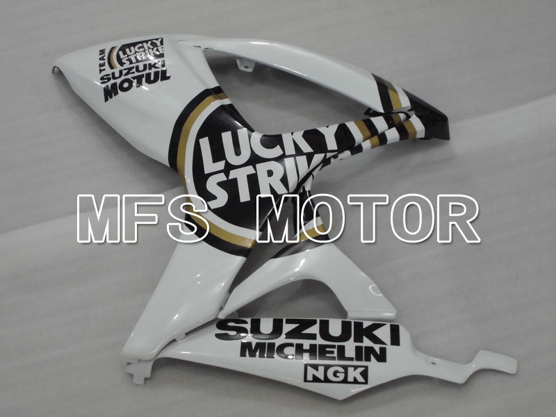 Suzuki GSXR600 GSXR750 2006-2007 Injection ABS Fairing - Lucky Strike - Black White - MFS2350 - Fairings Kit