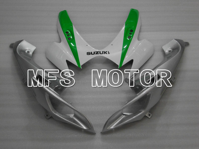 Suzuki GSXR600 GSXR750 2006-2007 Injection ABS Fairing - Factory Style - White Green Silver - MFS2352 - Fairings Kit