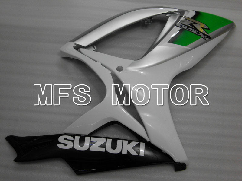 Suzuki GSXR600 GSXR750 2006-2007 Injection ABS Fairing - Factory Style - White Green Silver - MFS2352 - Fairings Kit