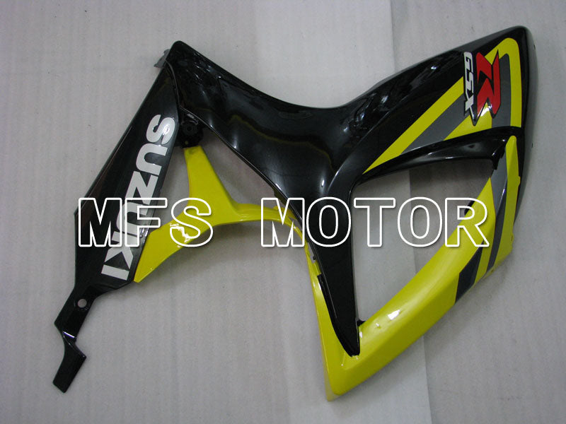 Suzuki GSXR600 GSXR750 2006-2007 Injection ABS Fairing - Factory Style - Black Yellow - MFS2353 - Fairings Kit
