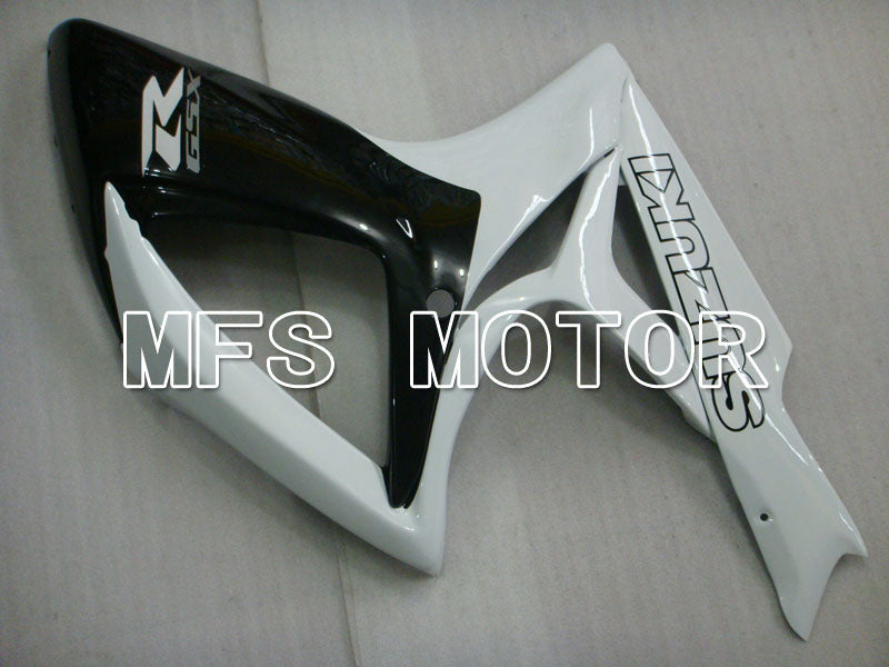 Suzuki GSXR600 GSXR750 2006-2007 Injection ABS Fairing - Factory Style - Black White - MFS2358 - Fairings Kit