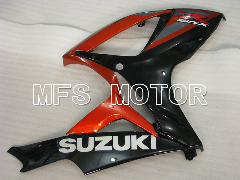 Suzuki GSXR600 GSXR750 2006-2007 Injection ABS Fairing - Factory Style - Black Red wine color - MFS2365 - Fairings Kit
