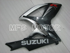 Suzuki GSXR600 GSXR750 2006-2007 Injection ABS Fairing - Factory Style - Black Silver - MFS2386 - Fairings Kit