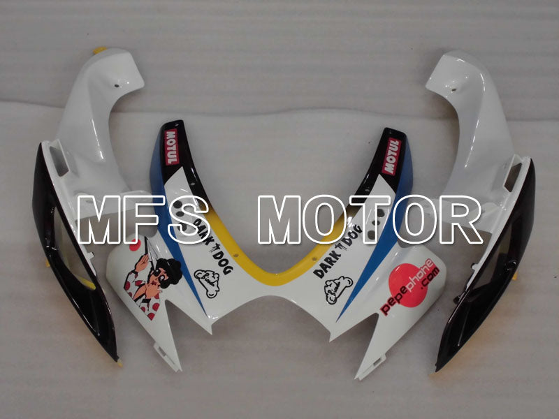 Suzuki GSXR600 GSXR750 2006-2007 Injection ABS Fairing - MOTUL - Blue White - MFS2391 - Fairings Kit