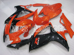 Suzuki GSXR600 GSXR750 2006-2007 Injection ABS Fairing - Factory Style - Black Orange - MFS2392 - Fairings Kit