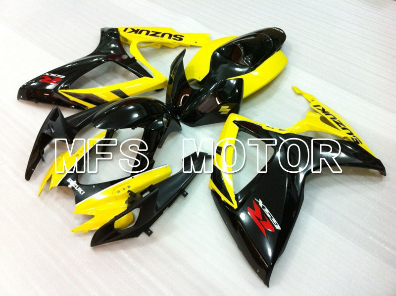 Suzuki GSXR600 GSXR750 2006-2007 Injection ABS Fairing - Factory Style - Black Yellow - MFS2415 - Fairings Kit
